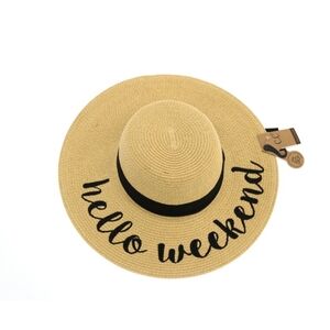 #55282 🛑 Fabulous Chic Boho Sexy Hello Weekend Sun Hat